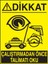 Dikkat Çalıştırmadan Önce Talimatı Oku Yapışkanlı Sticker 50X65 cm 1