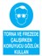 Torna ve Frezede Çalışırken Koruyucu Gözlük Kullan Yapışkanlı Sticker 15X25 cm 1
