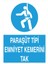 Paraşüt Tipi Emniyet Kemerini Tak İş Güvenliği Yapışkanlı Sticker 50X65 cm 1