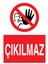 Çıkılmaz İş Güvenliği Yapışkanlı Sticker 35X50 cm 1