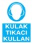 Kulak Tıkacı Kullan İş Güvenliği Yapışkanlı Sticker 50X65 cm 1