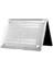 Macbook Pro 13 A1706 A1708 Koruma Kılıfı Parlak Simli Şeffaf Hardcase Kapak 2