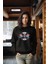Premium Snowboar Dünyası Baskılı Tarz Kadın Bisiklet Yaka Sweatshirt 3