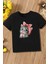 Only Trendwear Çocuk Minnoş Kedi Baskılı Pamuklu Tshirt 1