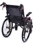 GK863LAJ-20 Jet Black Transfer Alüminyum Tekerlekli Sandalye 3