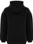 Baskılı Düz Renk Sweatshirt - Siyah 2