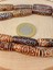 15 Göz Tibet Akik Taşı Silindir Kesim 10X30MM/ADET (45802-1) 1