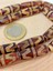 Çift Kaplan Dişi Tibet Akik Taşı Silindir Kesim 10X30MM/ADET (45808-1) 1