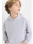 Erkek Çocuk Regular Fit Kapüşonlu Kalın SWEATSHIRT B2111A823WN 3