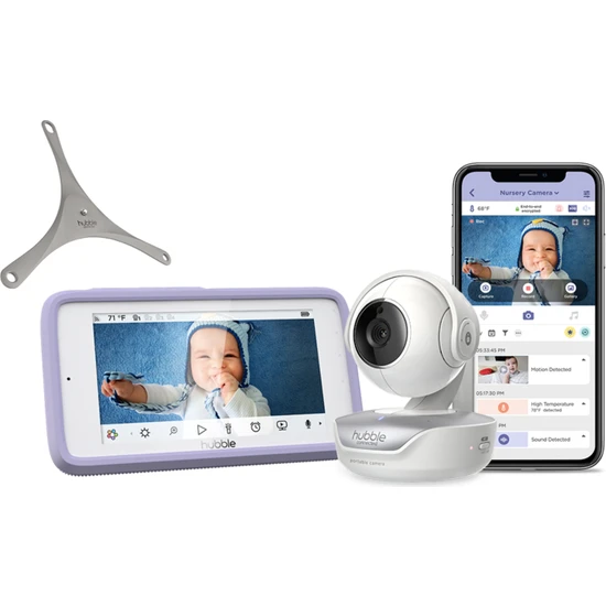 Hubble Nurserypal Deluxe5”hd Wifi Dijital Bebek Kamerası&hubble Guardian+ Takip Sistemi