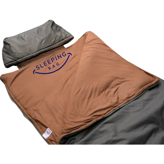 Sleeping Bag Sleepingbag Uyku Tulumu Su Geçirmez -35 Yeşil
