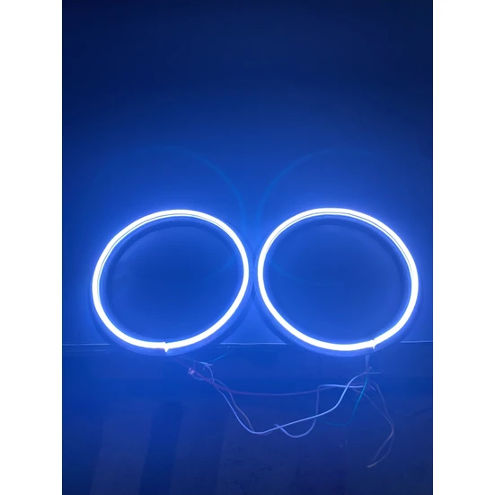 Btl Otomotiv 16 cm Buz Mavi Neon LED Midrange Kasnağı