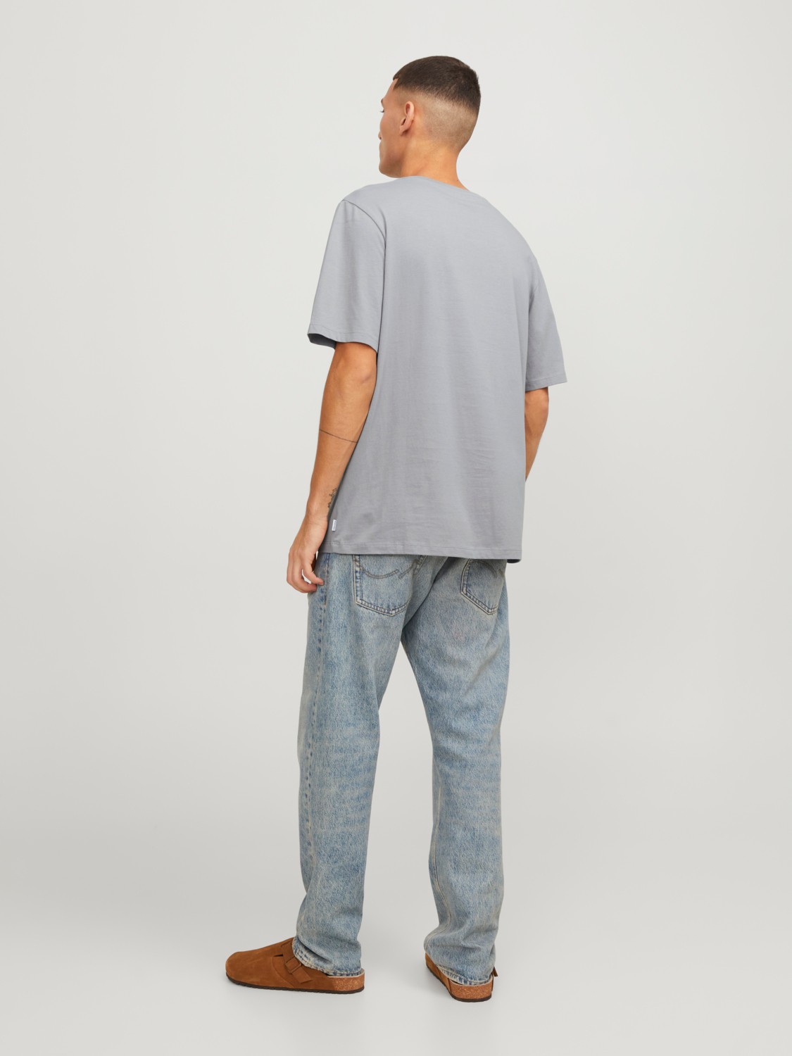 Jack & Jones Jjeorganic Basic Tee Ss O-Neck Noos Erkek T-Shirt görsel 3