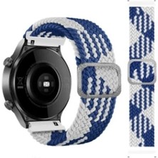 34center Amazfit Balance  Uyumlu Loop Dokuma Ayarlanır Tokalı Kordon (22MM)