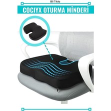 Luti Concept Visko Ortopedik Cocix Elastik Oturma Minderi Ofis Koltuk Oturma Yastığı Ergonomik Visco Simidi Yastığı Visko Oturma Minderi