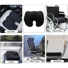 Luti Concept Visko Ortopedik Cocix Elastik Oturma Minderi Ofis Koltuk Oturma Yastığı Ergonomik Visco Simidi Yastığı Visko Oturma Minderi