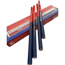 Faber-Castell Faber Castell Mavi Kırmızı Kurşun Kalem 12 Adet