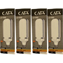Cata CT-1152 42W 6400K (Beyaz Işık) E27 Duylu LED Pervane Ampul (4 Adet)