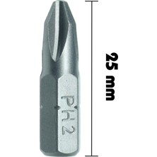 Felo 4'lü Ph2 Bits Uç, 2X25 mm - 2X50 mm - 2X73 mm - 2X100 mm