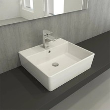 Bocchı Milano Lavabo 50 cm Parlak Beyaz 1216-062-0126