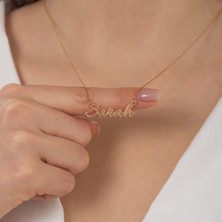 Hom Silver Jewelry 925 Ayar Gümüş Kişiye Özel Isimli Kadın Kolye HSJ0098