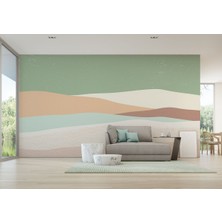 Harita Sepeti Minimalist Soyut Boho Modern Duvar Kağıdı-5541