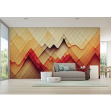 Harita Sepeti Iskandinav Tarzı Modern Desenli Duvar KAĞIDI-5763