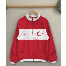 İyiliğin Anahtarları Dijital Baskılı  Rüzgarlık Unisex Yağmurluk Oversize Paraşüt Kumaş