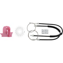 Skilit Samsun Oto Kilit Ford Mondeo 2008-2014 Arası Arka Sağ Kapı Uyumlu Cam Kriko Teli ve Tamir Seti