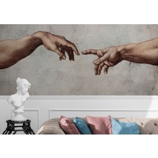 Harita Sepeti Adem*in Yaratılışı Michelangelo Duvar Kağıdı-3753