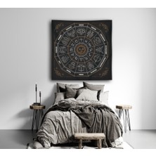 Greendecor Zodyak Burçlar Tapestry Duvar Örtüsü Astroloji Duvar Sanatı Astrology Tapestry