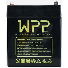 Wpp 12 V 4.5 Ah Bakımsız Kuru Akü