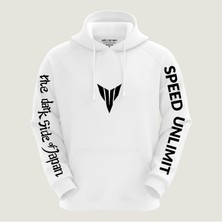 Hard Core Rider Japonyanın Karanlık Yüzü Oversize Unisex Kapşonlu Sweatshirt | The Dark Side Of Japan Motorcu Hoodie