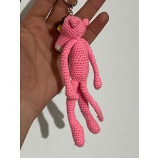 Lbr Garment Pembe Panter Amigurumi Anahtarlık