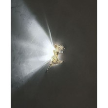 Turansoy Craft Peri Elegant Duvar Lambası Aplik (20 cm Boy)