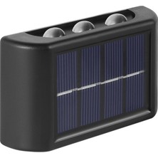 Deco Elit 3 Adet Solar Enerjili Aplik LED 6 Ledli Dekoratif Duvar Monteli Gün Işığı