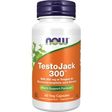 Now Testojack 300 - 300 mg Tongkat Alı 60 Veg Capsules