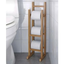 Ekinci Home Ekincihome Tissue Bambu Yedek Tuvalet Kağıtlığı - 15X16X60 cm M741