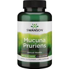 Swanson Dopa Mucuna Testo Booster Pruriens, 350 mg, 200 Capsules