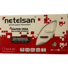 Netelsan Vega Diafon Kapıcısız Şube (4 Adet)