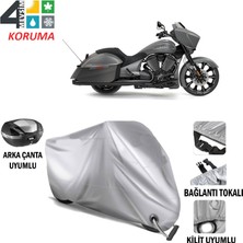 Autoes Victory Cross Country Branda Motosiklet Brandası Arka Çanta Bağlantı ve Kilit Uyumlu