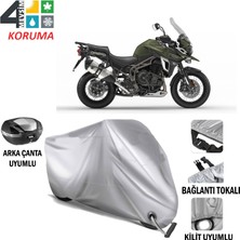 Autoes Triumph Tiger Explorer Xca Branda Motosiklet Brandası Arka Çanta Bağlantı ve Kilit Uyumlu