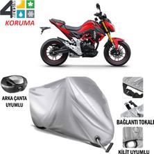 Autoes Rks Rn 180 Branda Motosiklet Brandası Arka Çanta Bağlantı ve Kilit Uyumlu