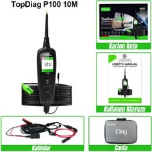 Yek Kontrol Kalemi, Oto Devre Kaçak ve Kopuk Tesisat Bulma Test Cihazı Topdiag P100 Yektek