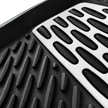 Entelux Lada Vega 2006-2007 Uyumlu 3D Havuzlu Paspas Takımı (Krom-Siyah)