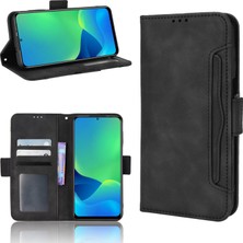 BDT Market Ile Uyumlu Ulefone Note 13P Kredi Kartı Tutuculu Kickstand Koruyucu Cüzdan Kılıfı, Flip Folyo Kitap Pu Deri Darbeye Dayanıklı Kapak (Yurt Dışından)