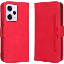 BDT Market Ile Uyumlu Xiaomi Redmi Note 12 Pro 5g Kredi Kartı Tutuculu Kickstand Koruyucu Cüzdan Kılıfı, Flip Folyo Kitap Pu Deri Darbeye Dayanıklı Kapak (Yurt Dışından)