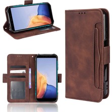 BDT Market Ile Uyumlu Ulefone Armor X9 Kredi Kartı Tutuculu Kickstand Koruyucu Cüzdan Kılıfı, Flip Folyo Kitap Pu Deri Darbeye Dayanıklı Kapak (Yurt Dışından)