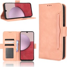 BDT Market Ile Uyumlu Samsung Galaxy A24 4g Kredi Kartı Tutuculu Kickstand Koruyucu Cüzdan Kılıfı, Flip Folyo Kitap Pu Deri Darbeye Dayanıklı Kapak (Yurt Dışından)