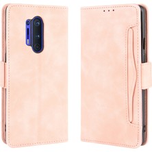 BDT Market Ile Uyumlu Oneplus 8 Pro Kredi Kartı Tutuculu Kickstand Koruyucu Cüzdan Kılıfı, Flip Folyo Kitap Pu Deri Darbeye Dayanıklı Kapak (Yurt Dışından)